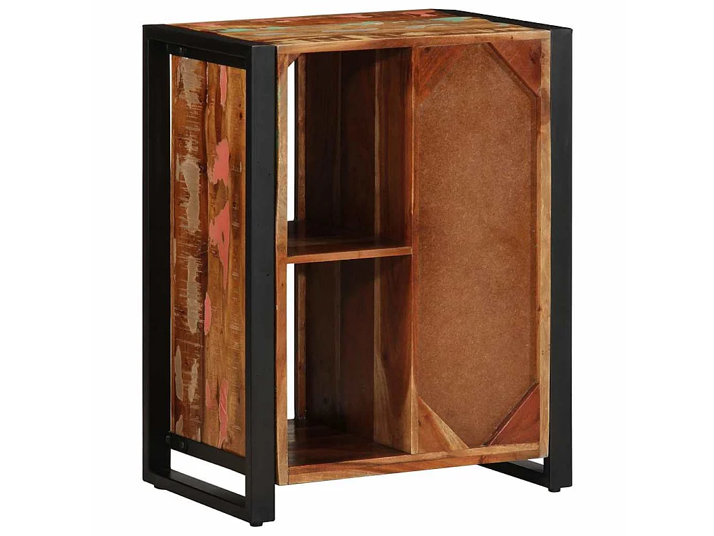 Credenza Multicolore 55x35x70 cm in Legno Massello Recupero