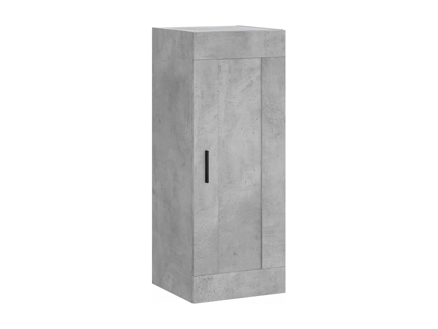 Highboard Betongrau 34,5x34x180 cm Holzwerkstoff