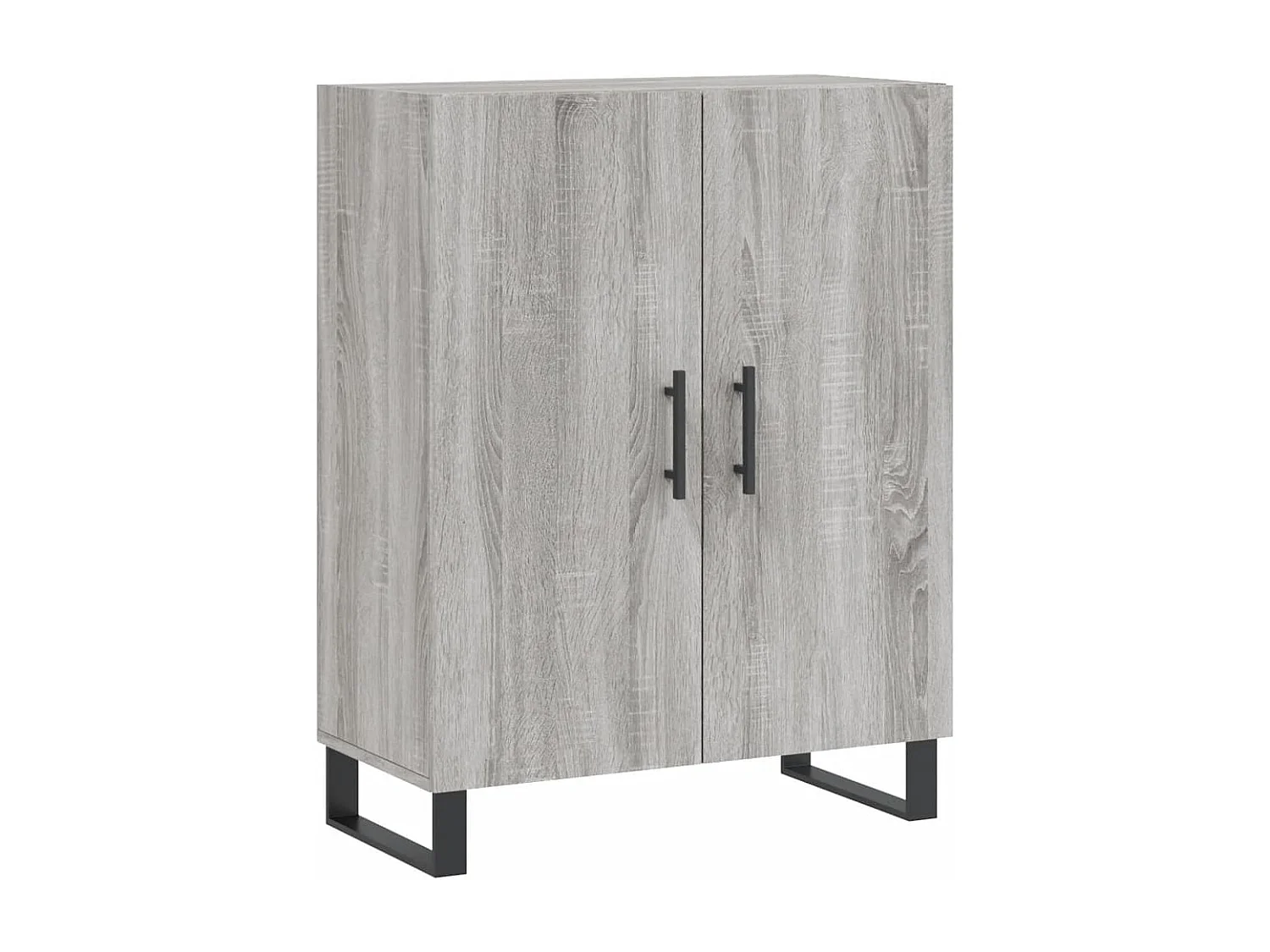 Buffet haut Sonoma gris 69,5x34x180 cm Bois d'ingénierie