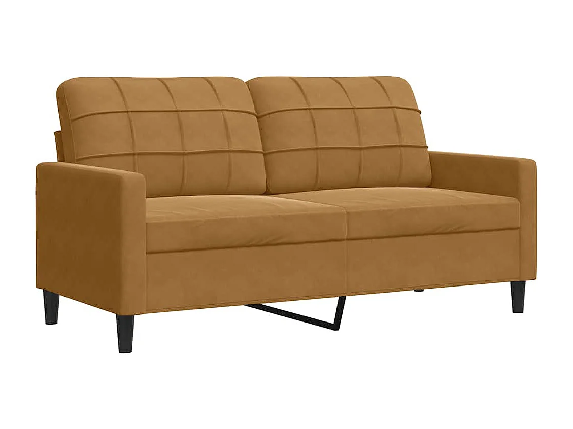 Ensemble de canapés 3 pcs avec coussins et traversins velours