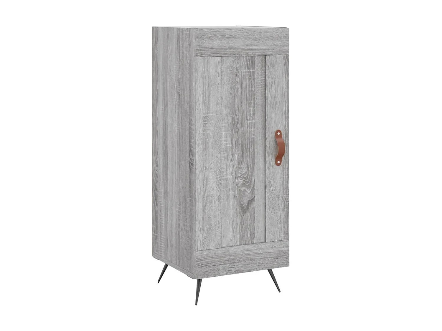 Credenza Grigio Sonoma 34,5x34x90 cm in Legno Multistrato