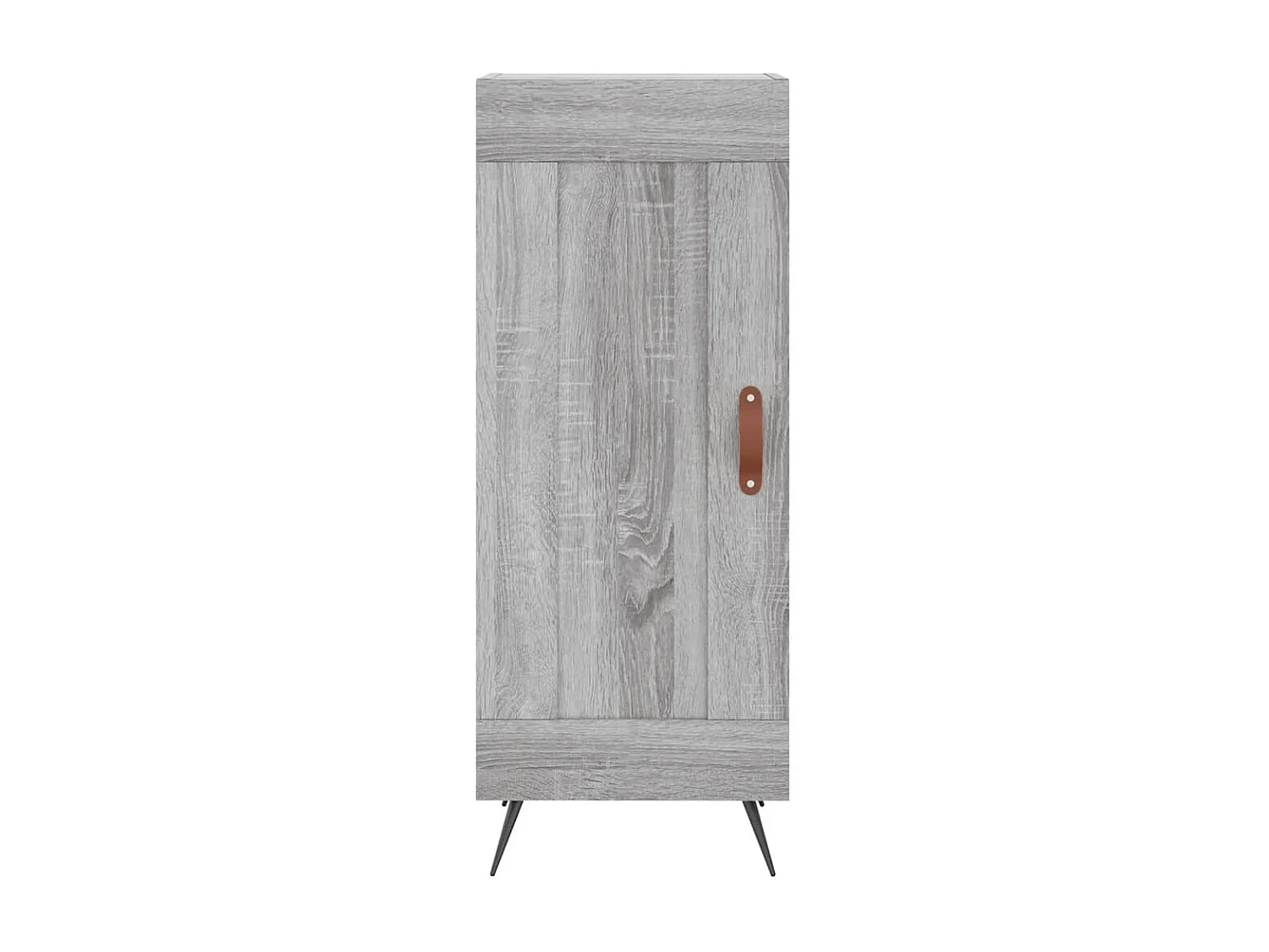 Credenza Grigio Sonoma 34,5x34x90 cm in Legno Multistrato