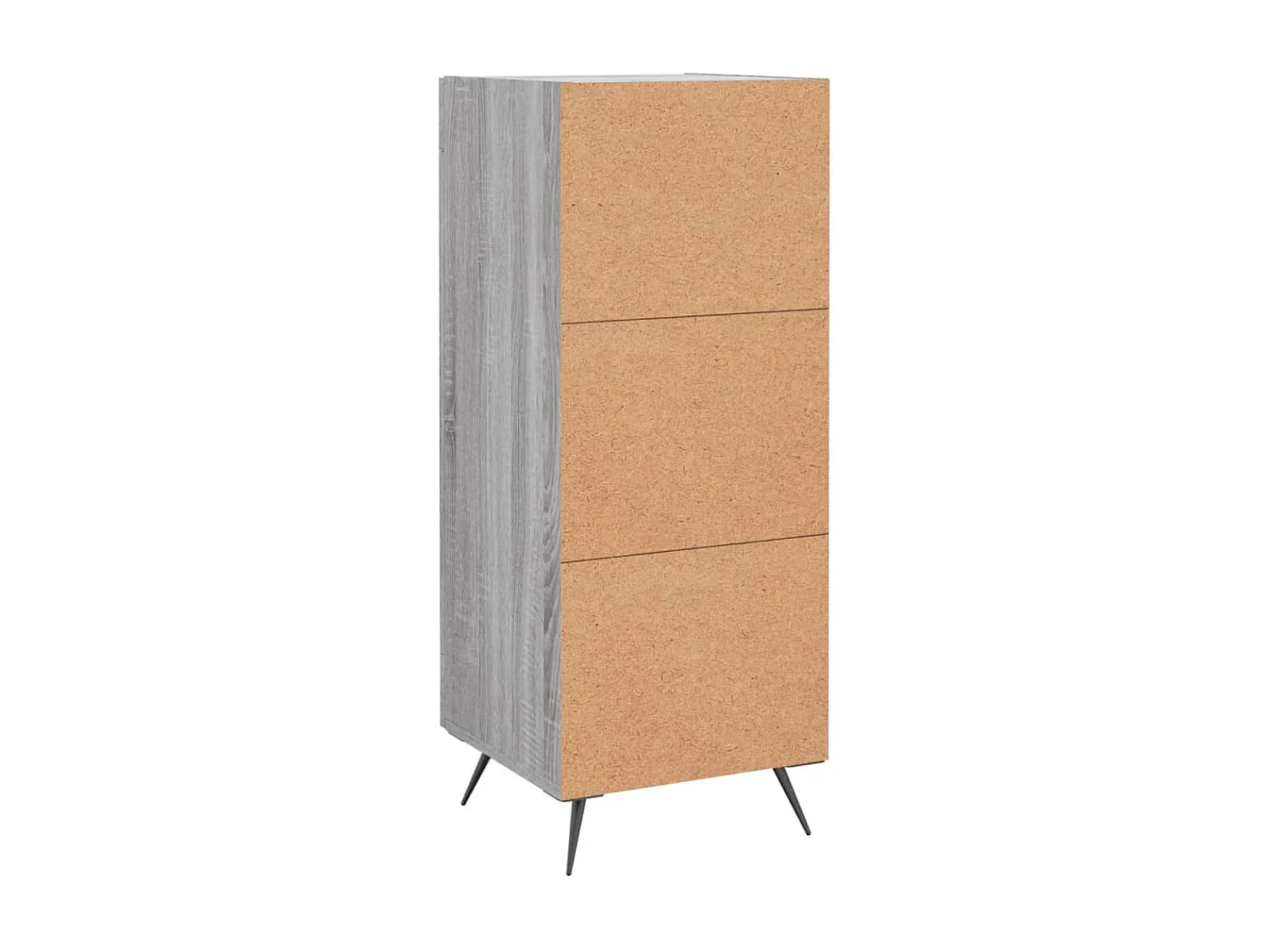 Credenza Grigio Sonoma 34,5x34x90 cm in Legno Multistrato