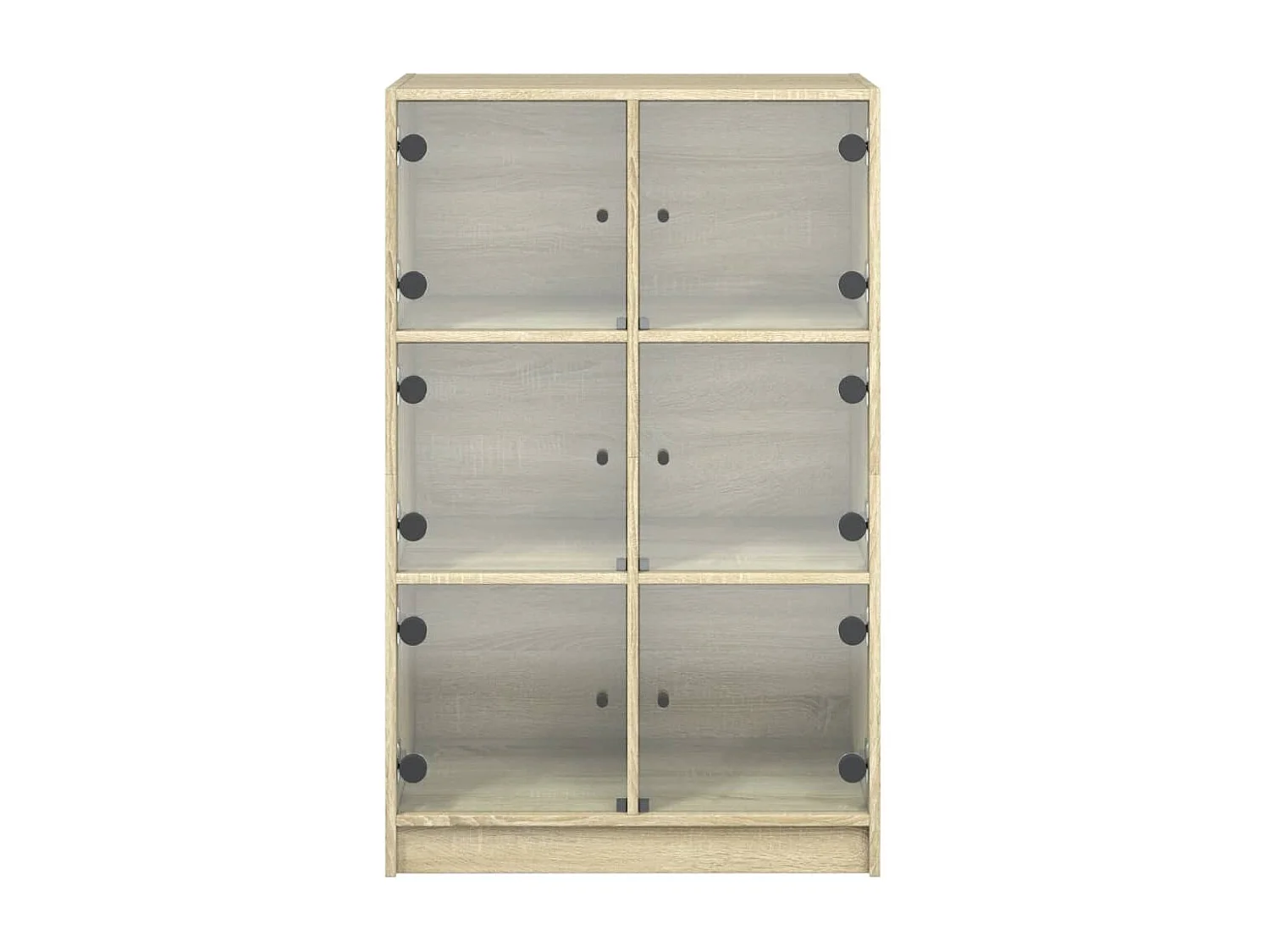 Credenza con Ante Rovere Sonoma 68x37x109 cm Legno Multistrato