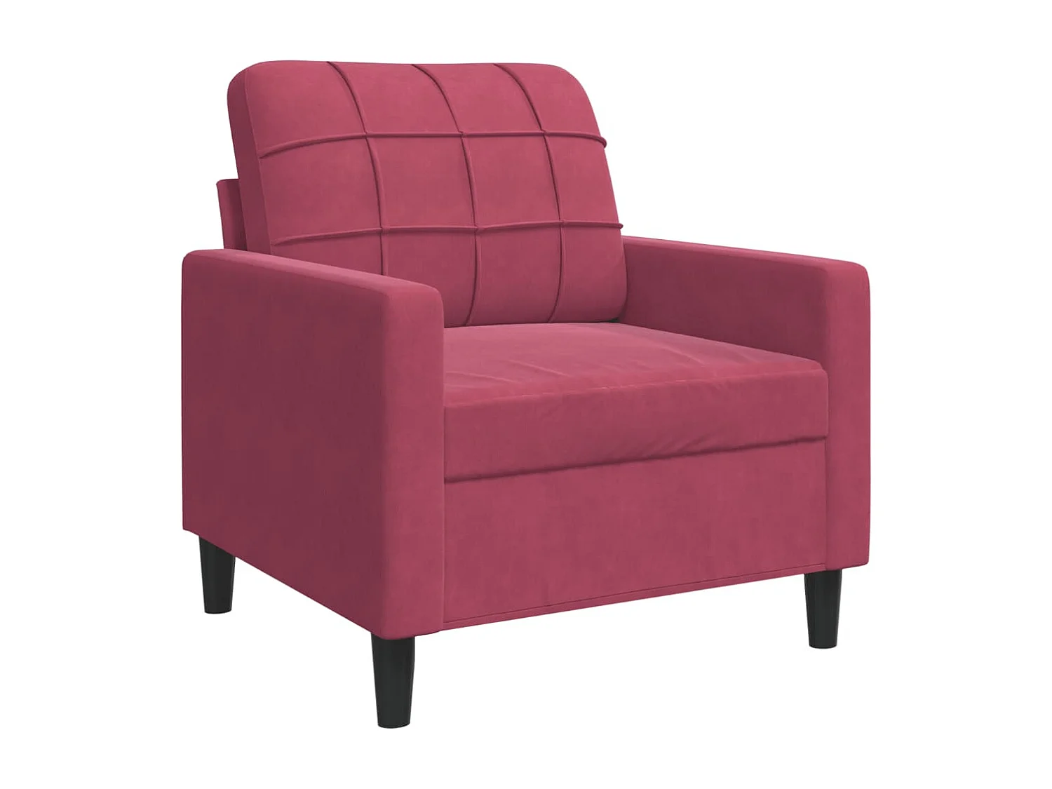 Ensemble de canapés 3 pcs avec coussins et traversins velours