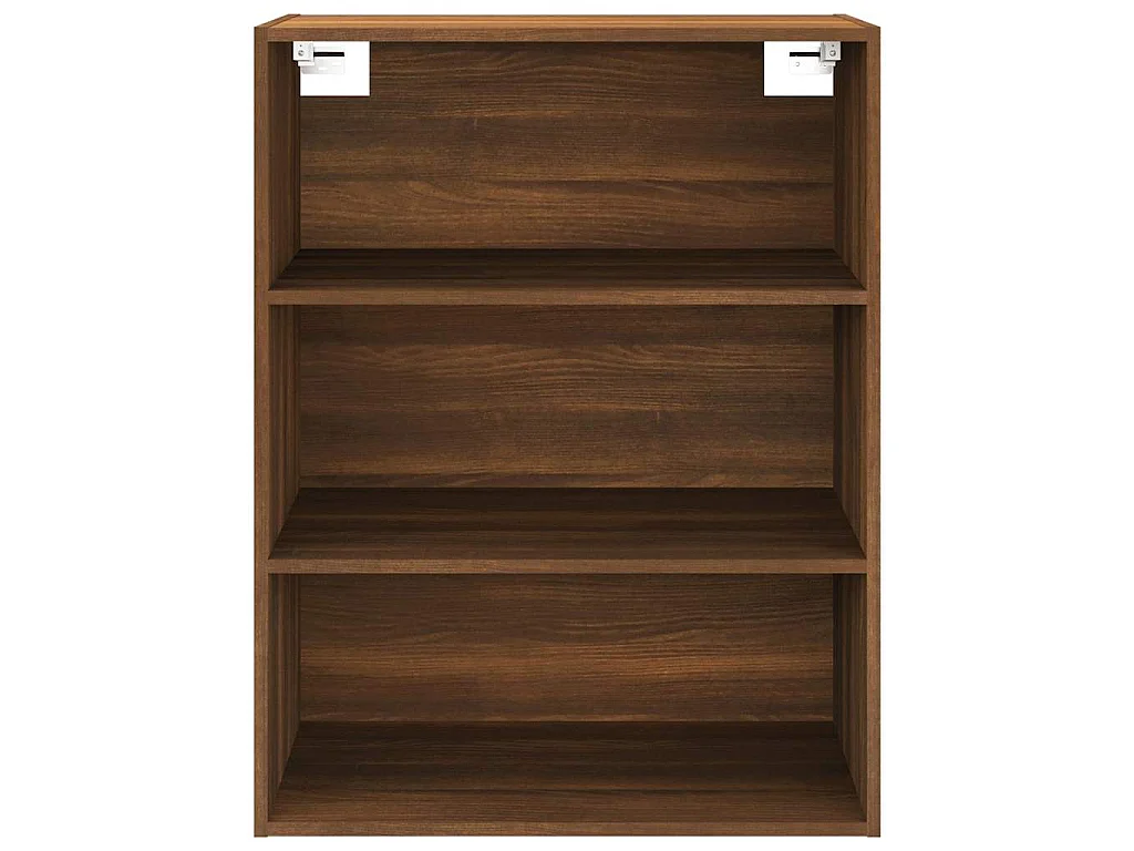 Armadietto Pensile a Parete Rovere Marrone 69,5x32,5x90 cm