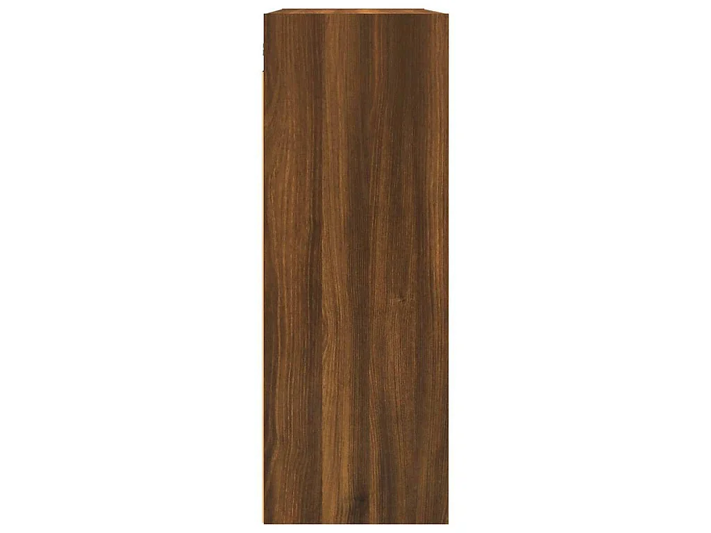 Armadietto Pensile a Parete Rovere Marrone 69,5x32,5x90 cm