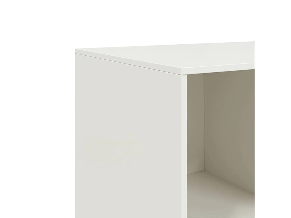 Dressoir 99x39x73 cm staal wit