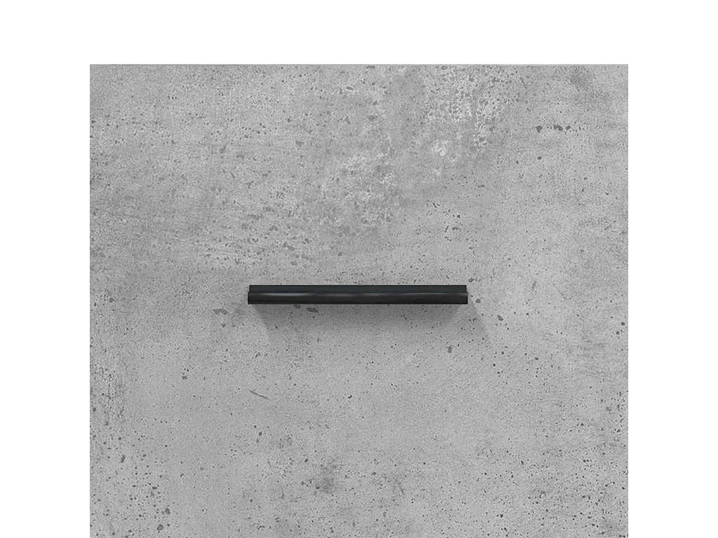 Hoge kast 69,5x34x180 cm bewerkt hout betongrijs