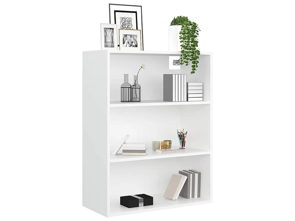 Armoire murale suspendue Blanc 69,5x32,5x90 cm