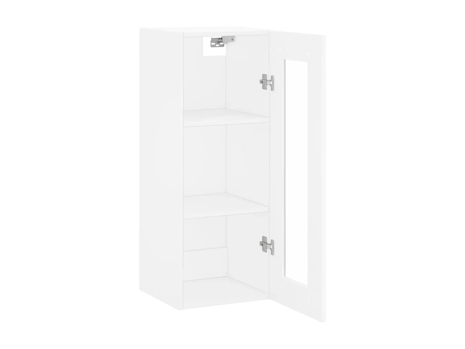 Armoire murale blanc 34,5x34x90 cm