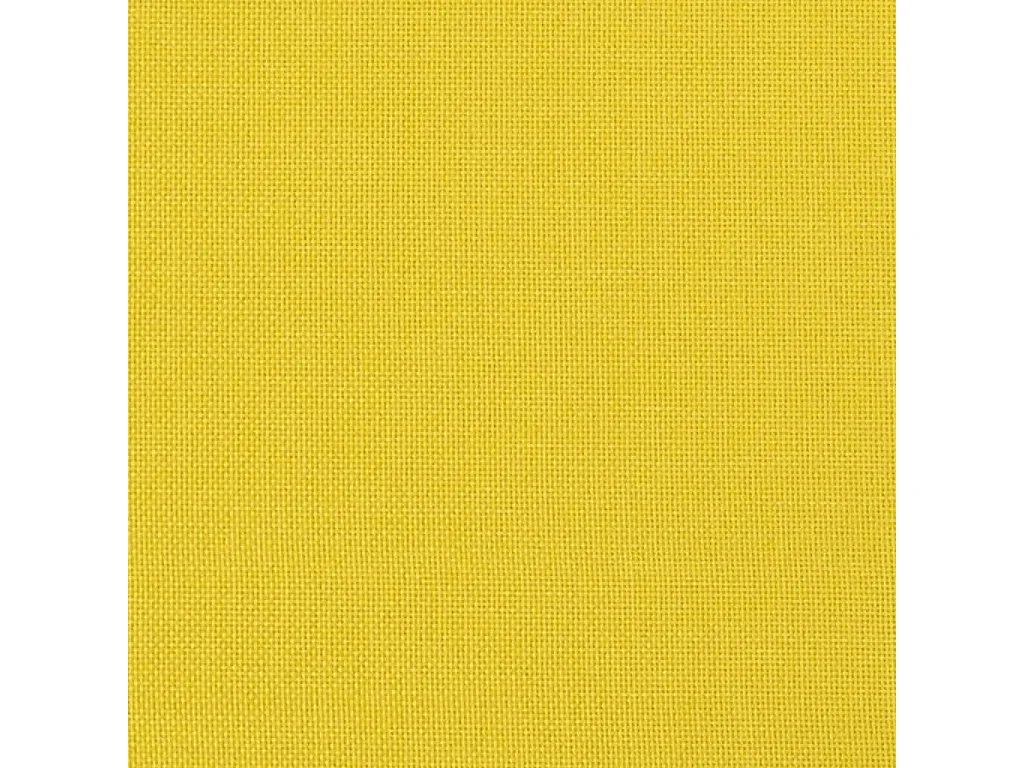Ensemble de canapés 3 pcs avec repose-pied jaune clair tissu