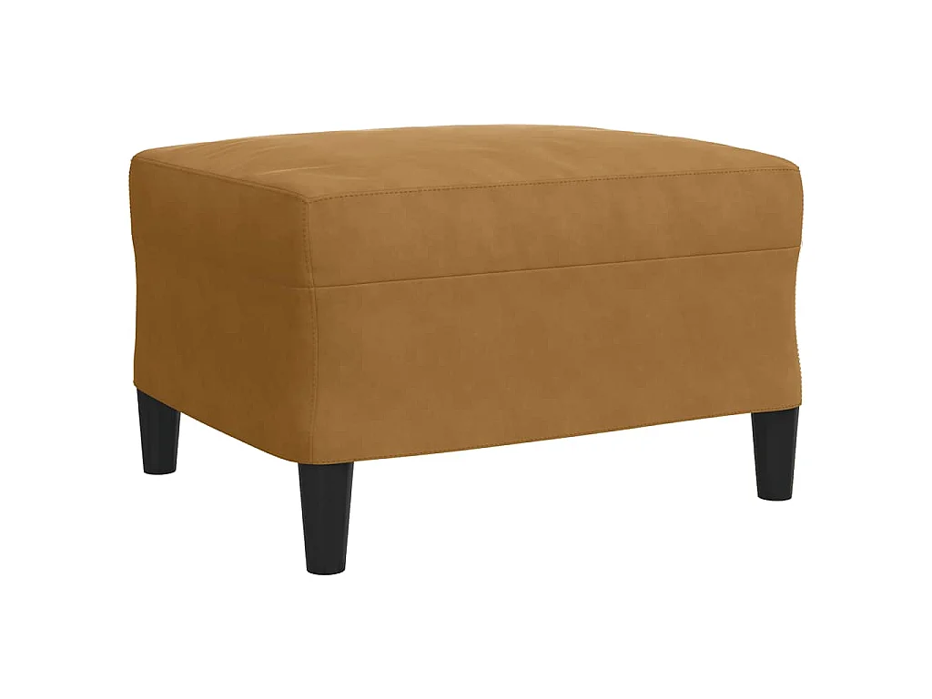 Ensemble de canapés 4 pcs avec coussins et traversins velours