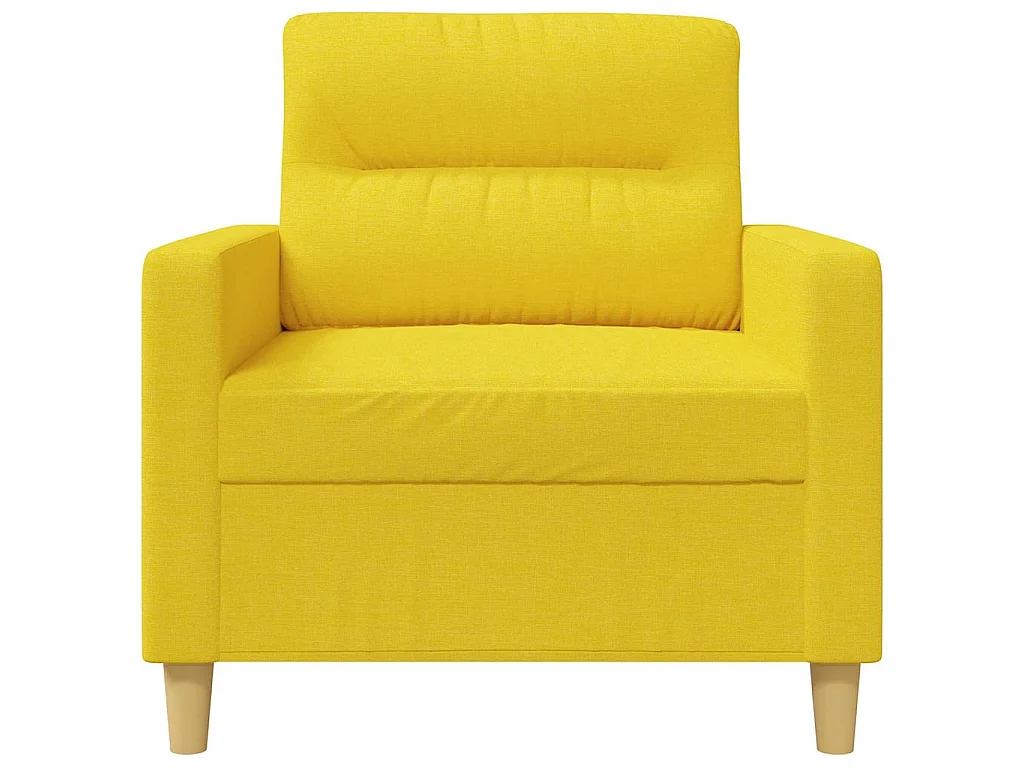Fauteuil Jaune clair 60 cm Tissu