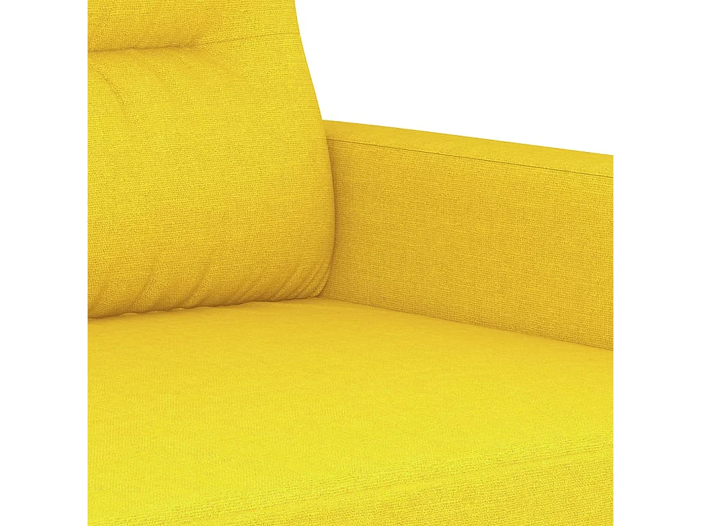 Fauteuil Jaune clair 60 cm Tissu
