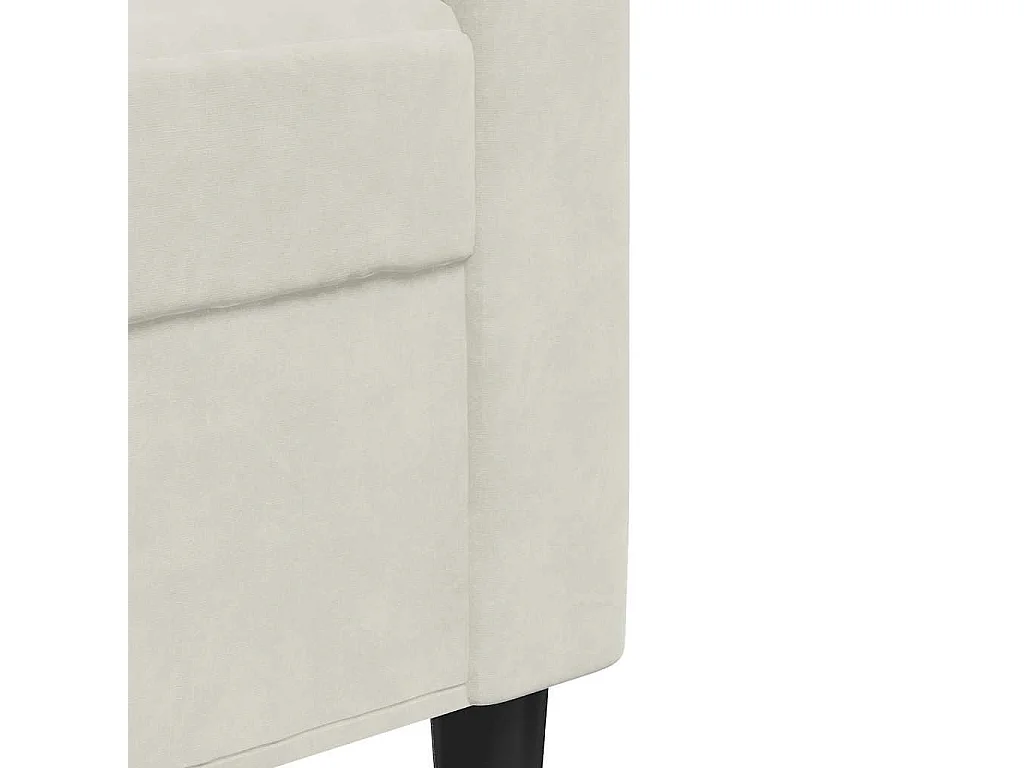 Ensemble de canapés 3 pcs avec coussins et traversins velours