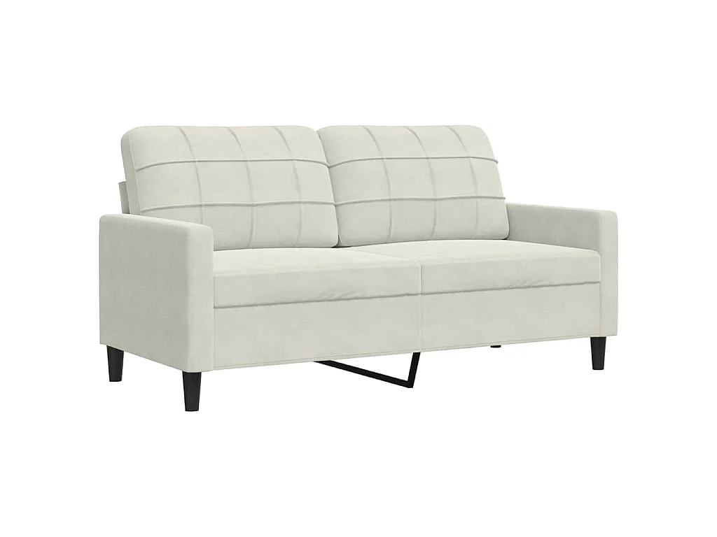 Ensemble de canapés 3 pcs avec coussins et traversins velours