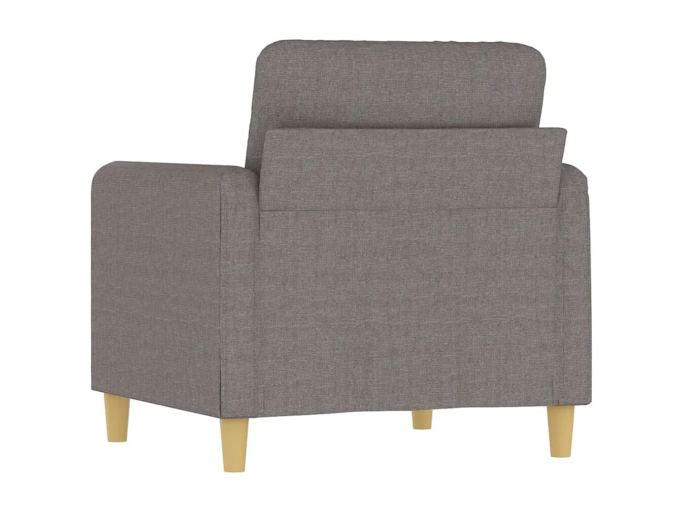 Fauteuil Taupe 60 cm Tissu