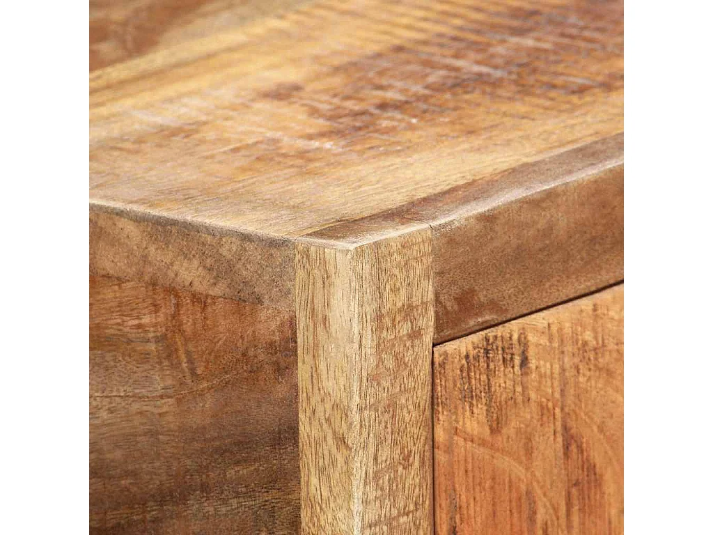 Table console Doré 90x30x75 cm Bois de récupération massif