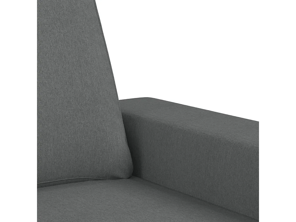 Fauteuil Gris foncé 60 cm Tissu