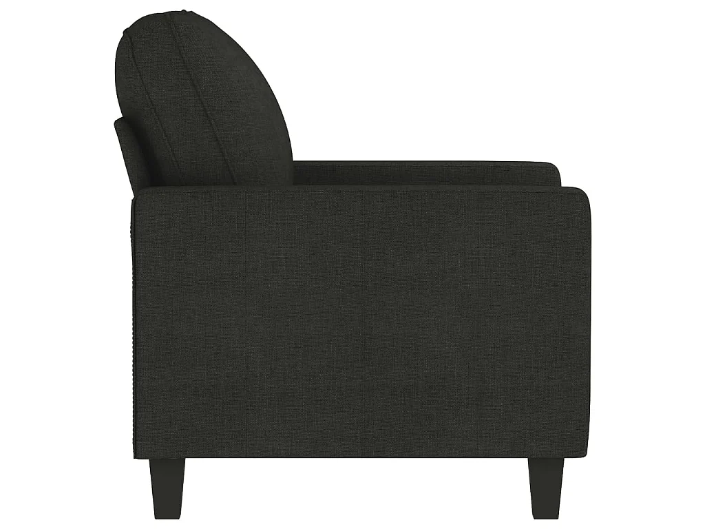 Poltrona Nera 60 cm in Tessuto