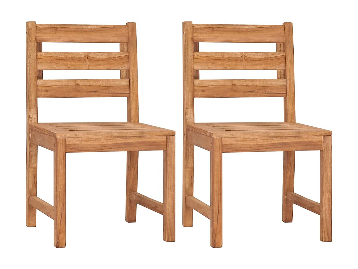 Ensemble à manger de jardin 5pcs Bois de teck massif