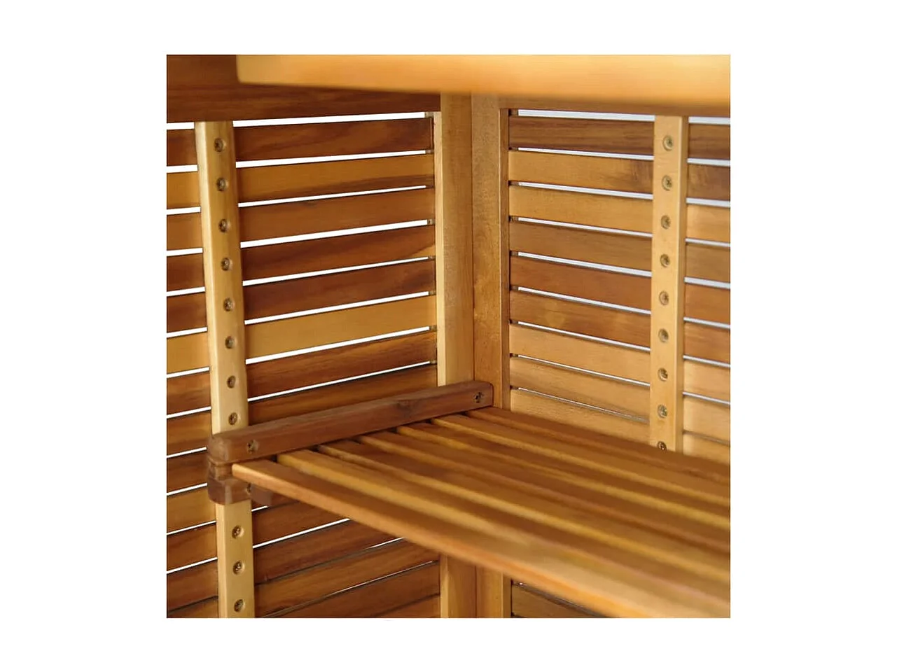 Ensemble de bar de jardin 5 pcs Bois d'acacia solide