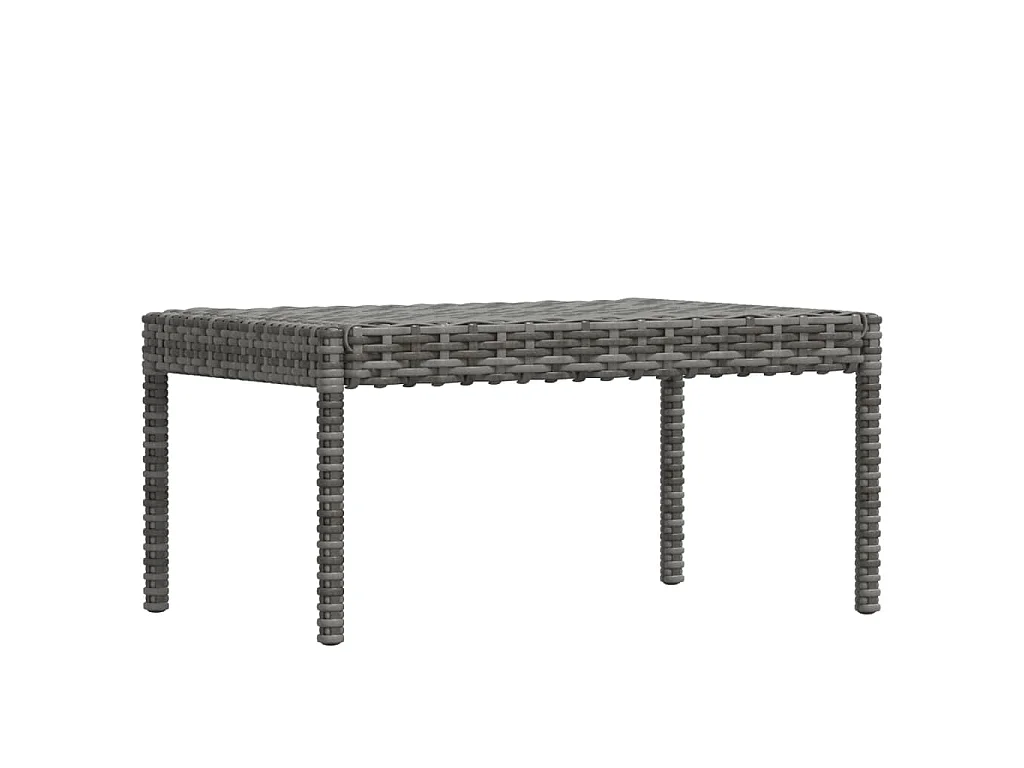 Set Divani da Giardino 6 pz con Cuscini in Polyrattan Grigio