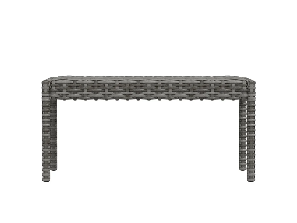 Set Divani da Giardino 6 pz con Cuscini in Polyrattan Grigio