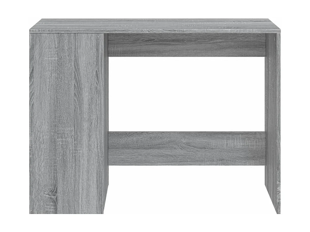 Bureau sonoma gris 102x50x75 cm bois d'ingénierie