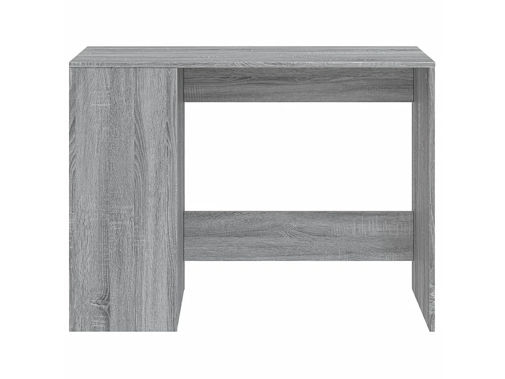 Bureau sonoma gris 102x50x75 cm bois d'ingénierie