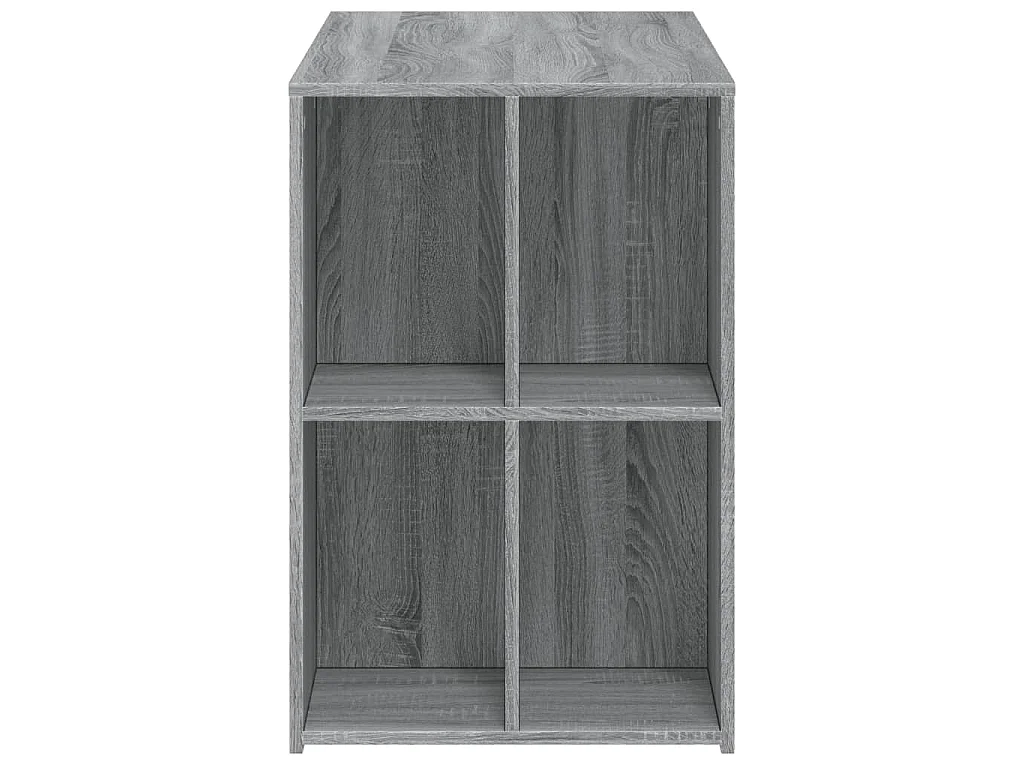 Bureau sonoma gris 102x50x75 cm bois d'ingénierie