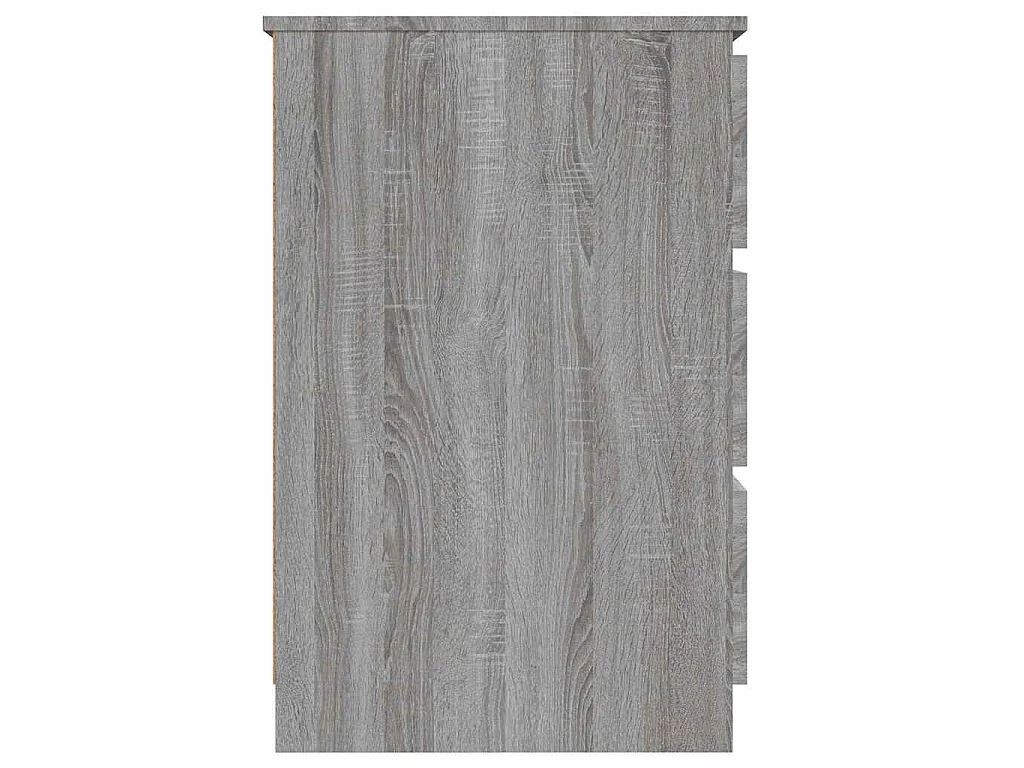 Bureau Sonoma gris 140x50x77 cm Bois d'ingénierie