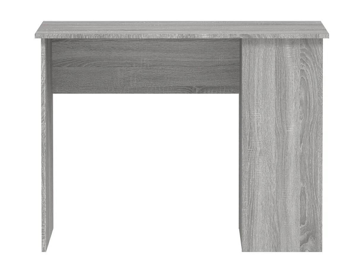 Bureau sonoma gris 100x55x75 cm bois d'ingénierie