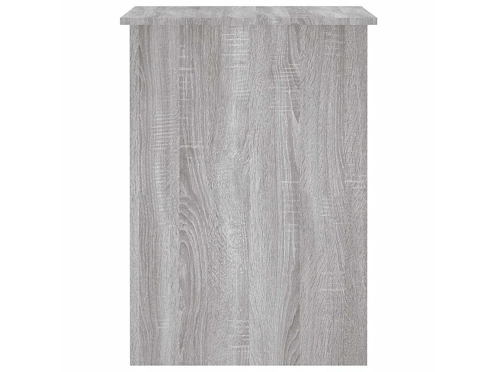 Escritorio de madera contrachapada gris Sonoma 100x55x75 cm