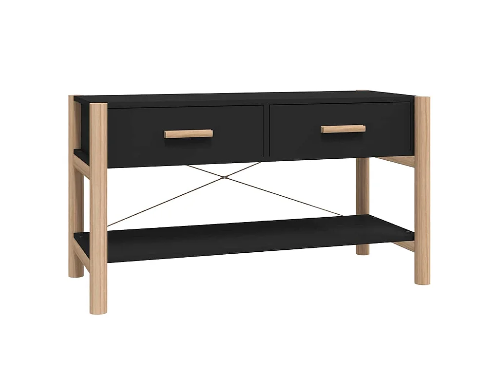 TV-Schrank Schwarz 82x38x45 cm Holzwerkstoff