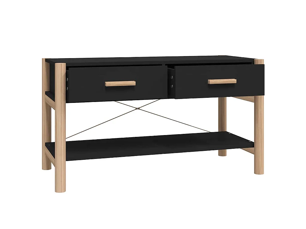 TV-Schrank Schwarz 82x38x45 cm Holzwerkstoff