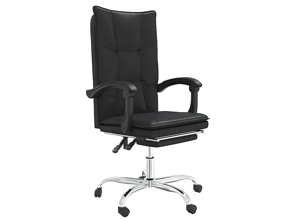 Fauteuil inclinable de bureau Noir Similicuir