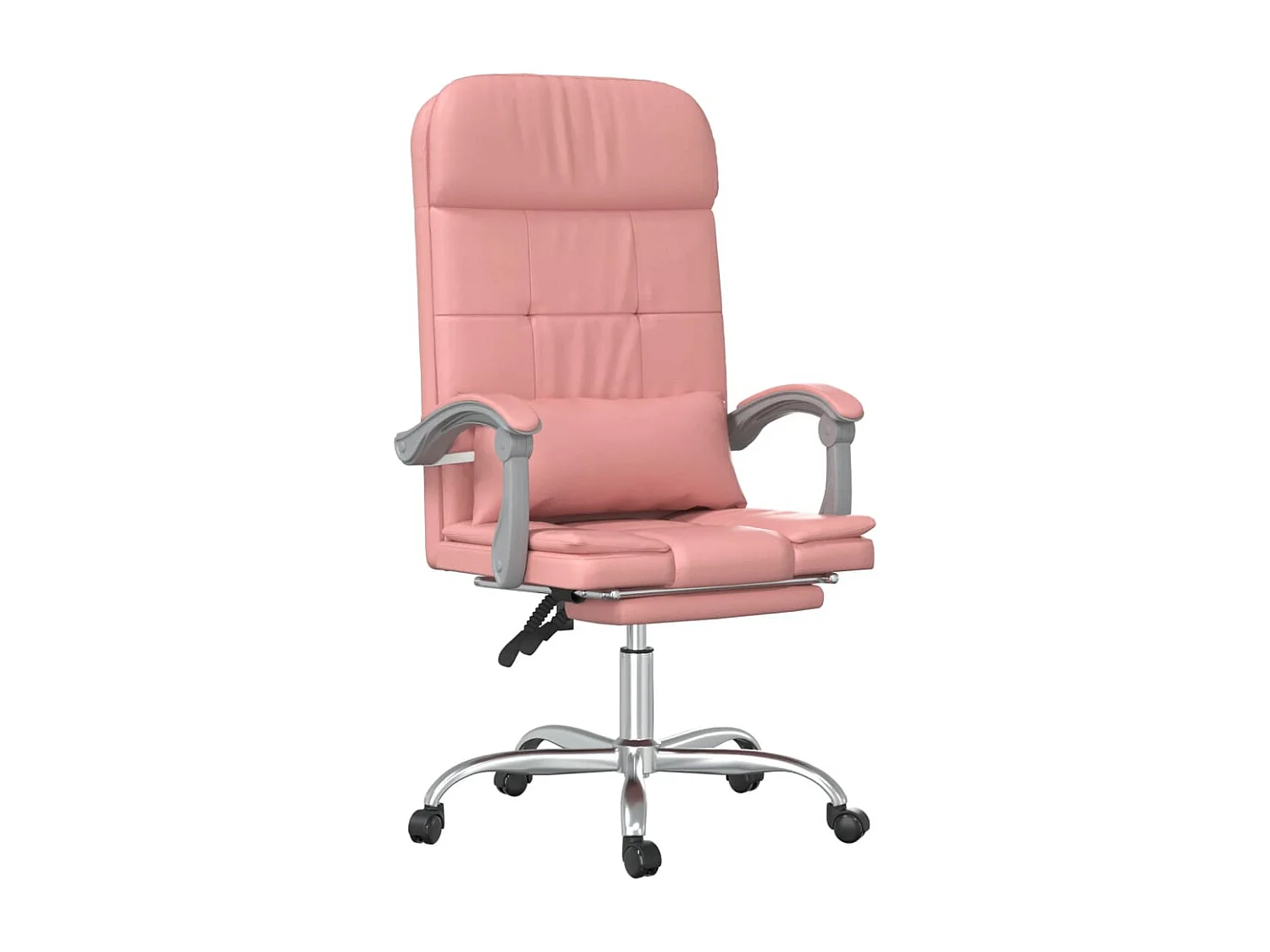 Fauteuil de massage inclinable de bureau Rose Similicuir