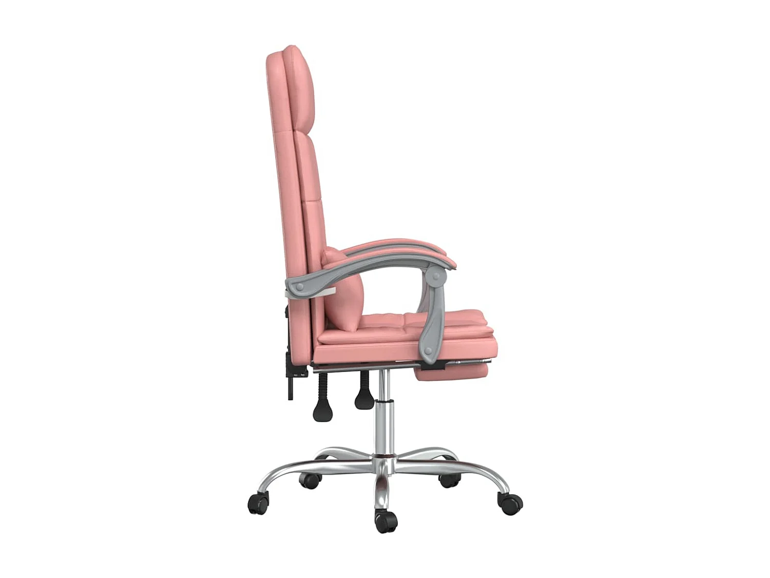 Fauteuil de massage inclinable de bureau Rose Similicuir