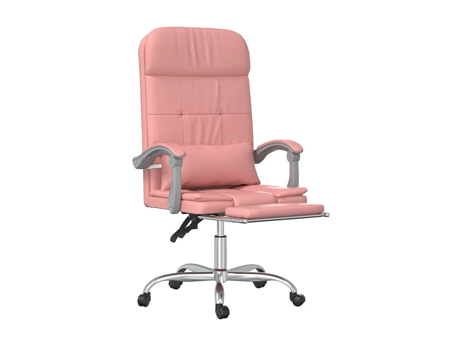 Fauteuil de massage inclinable de bureau Rose Similicuir