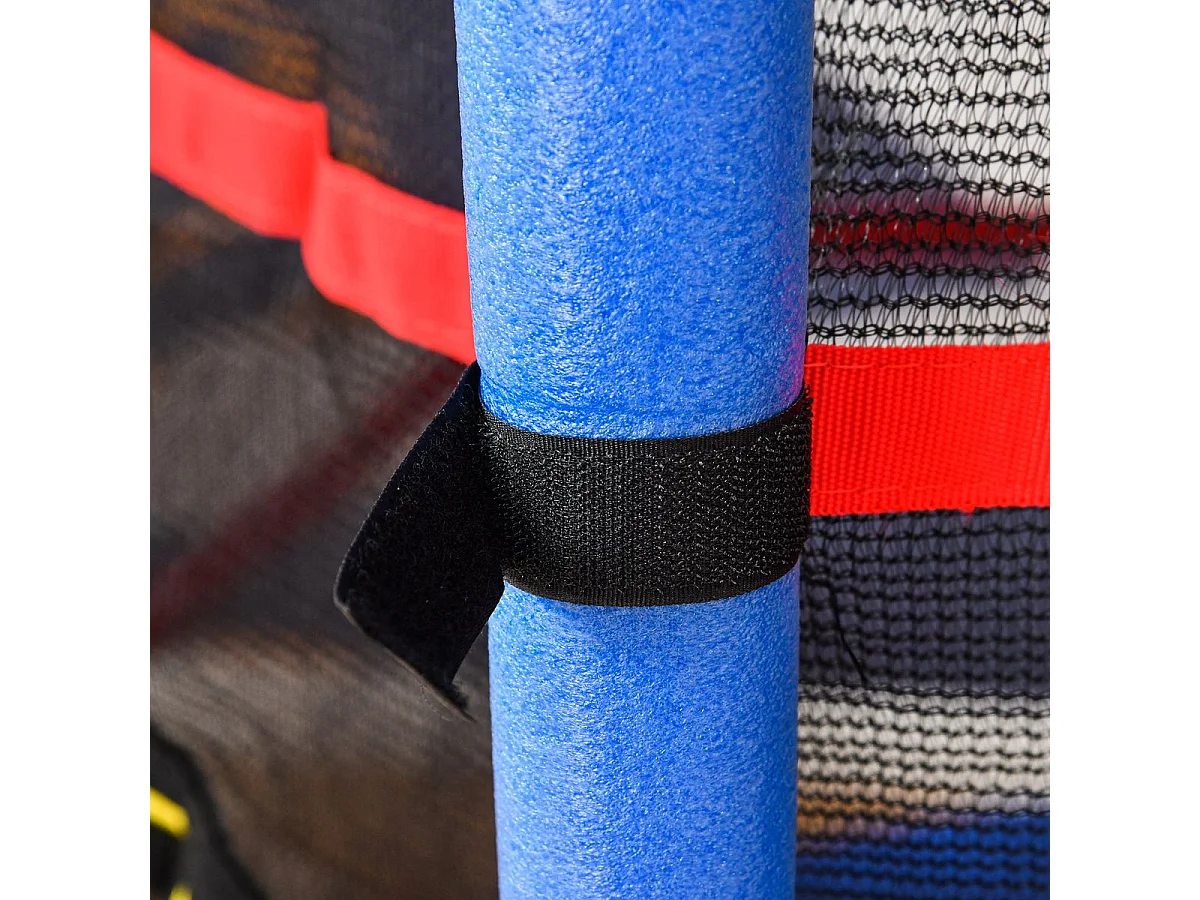 Ventilador de techo Rafia Homcom 20,5 W 3 aspas reversibles blanco/natural Ø132 cm