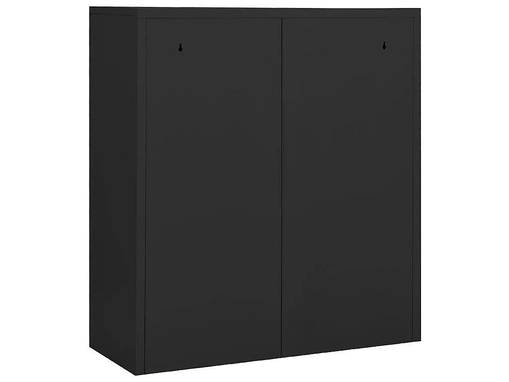 Armário de escritório 90x40x102 cm aço antracite