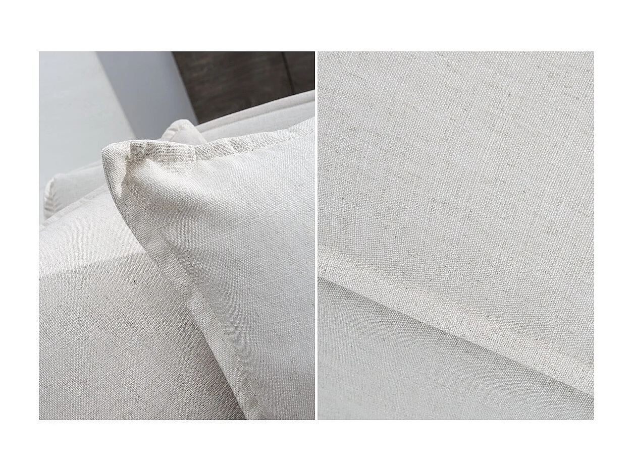 Canapé d'angle KALIA – Blanc – 4 places – Angle à droite – contemporain