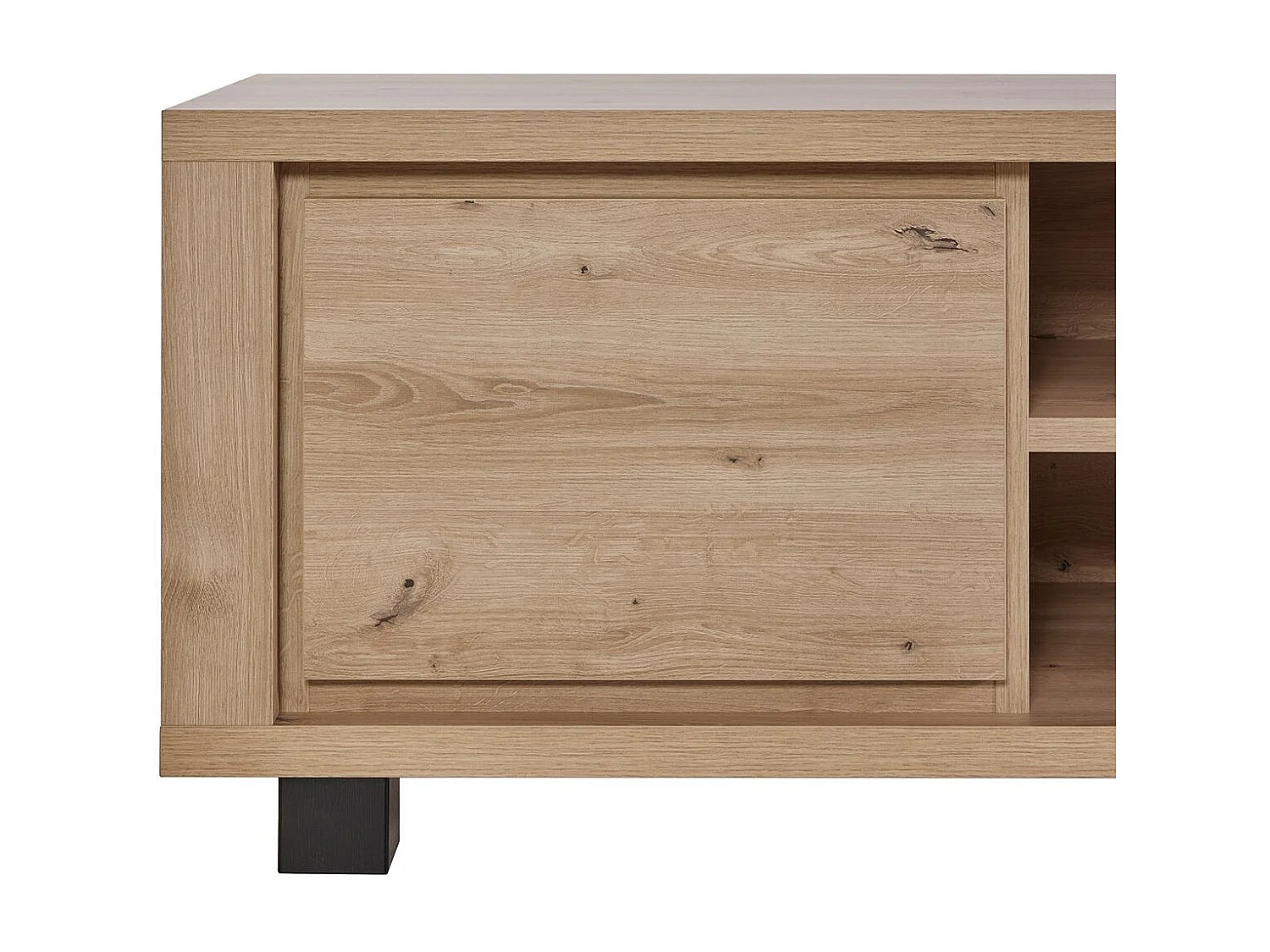 Ensemble salon table basse et meuble TV aspect bois finition Hudson Oak - URIDSON