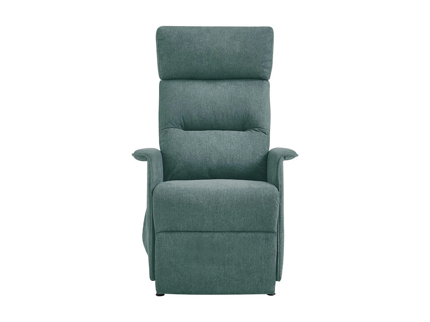 Fauteuil relax releveur tissu polyester chiné vert - SALVADOR
