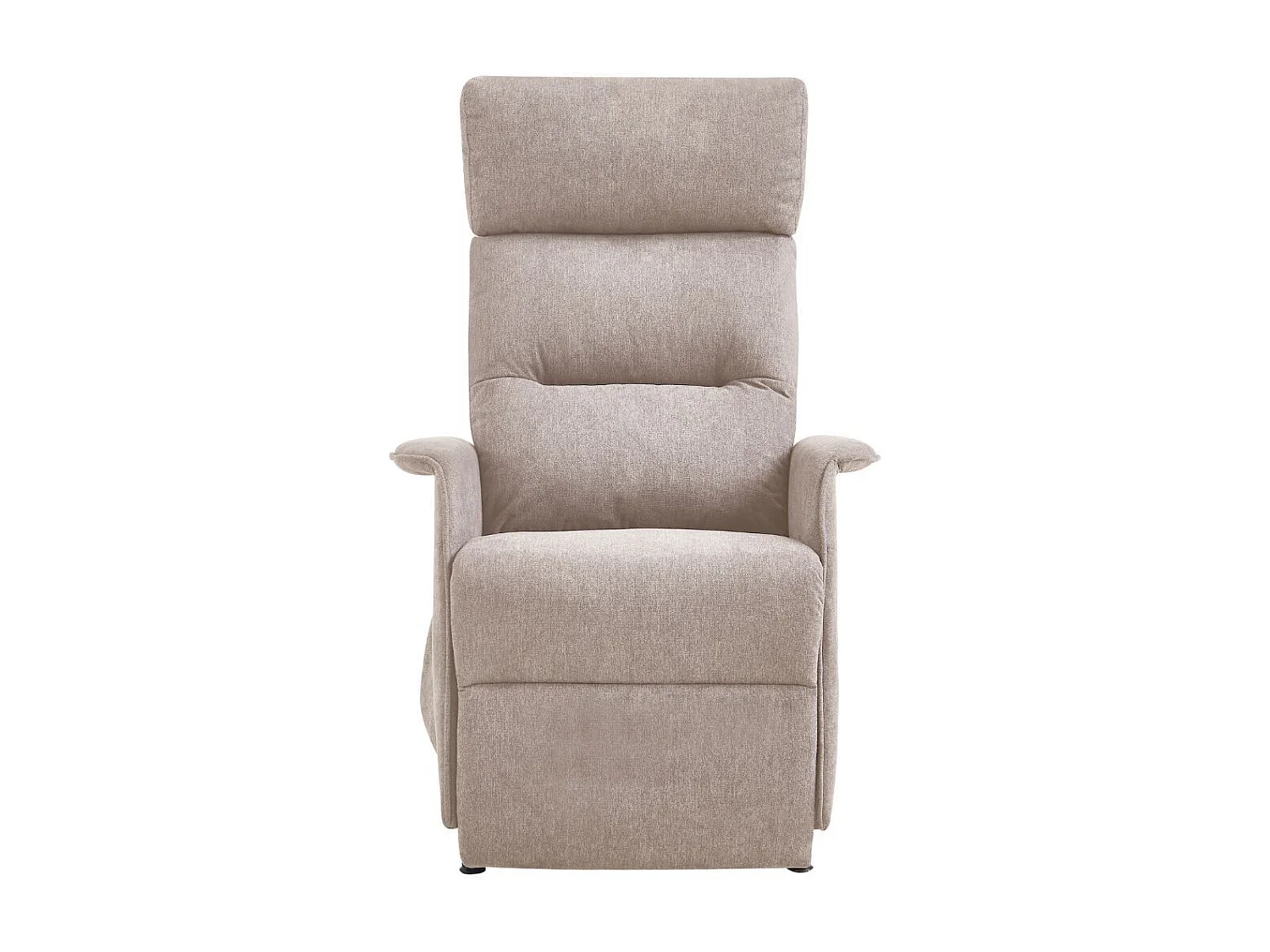 Fauteuil relax releveur tissu polyester chiné beige - SALVADOR