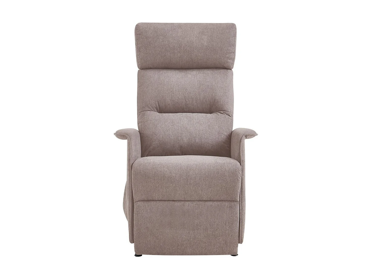 Fauteuil relax releveur tissu polyester chiné taupe - SALVADOR
