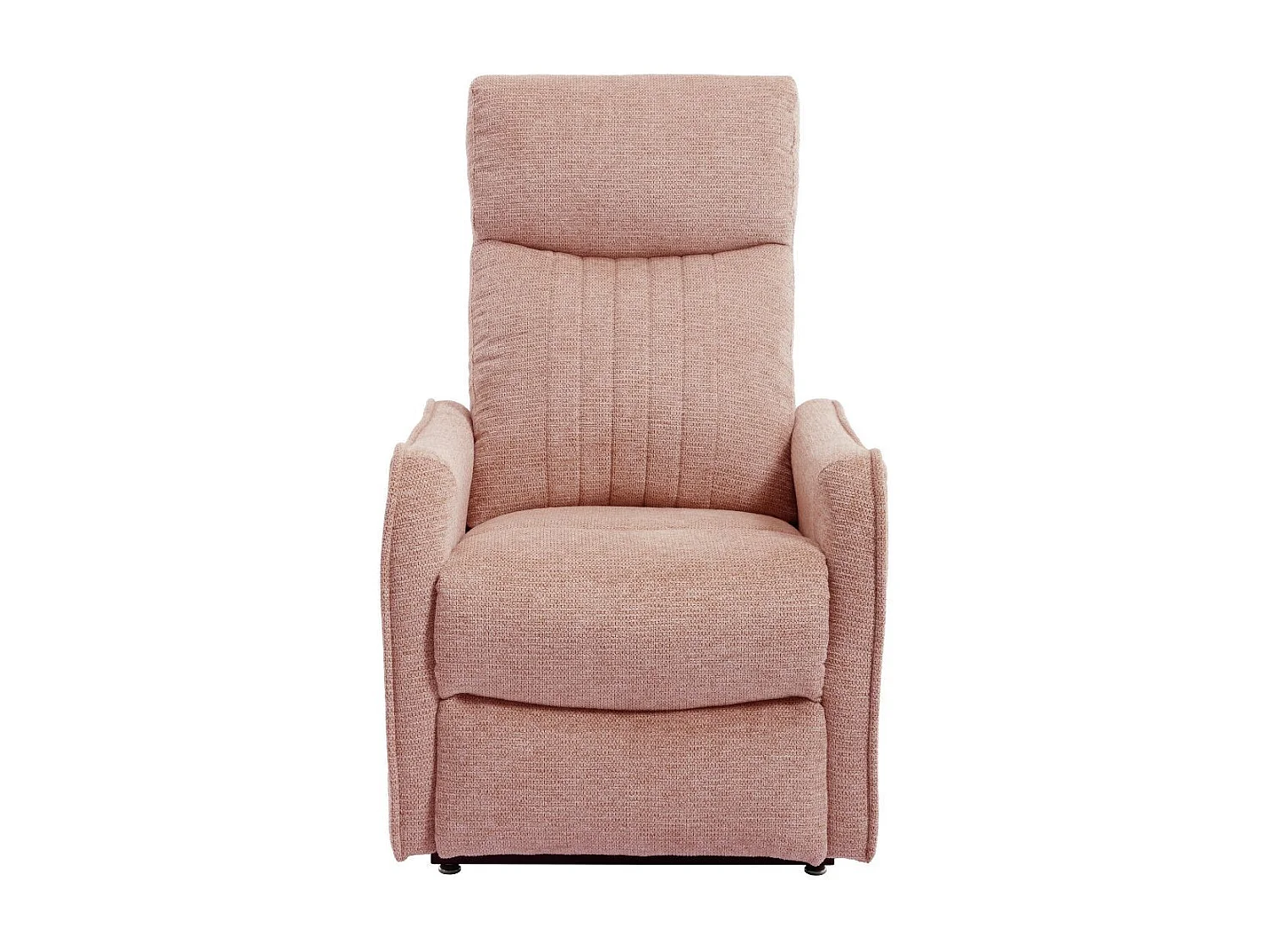 Fauteuil relax releveur tissu polyester rouge clair chiné - BETTA