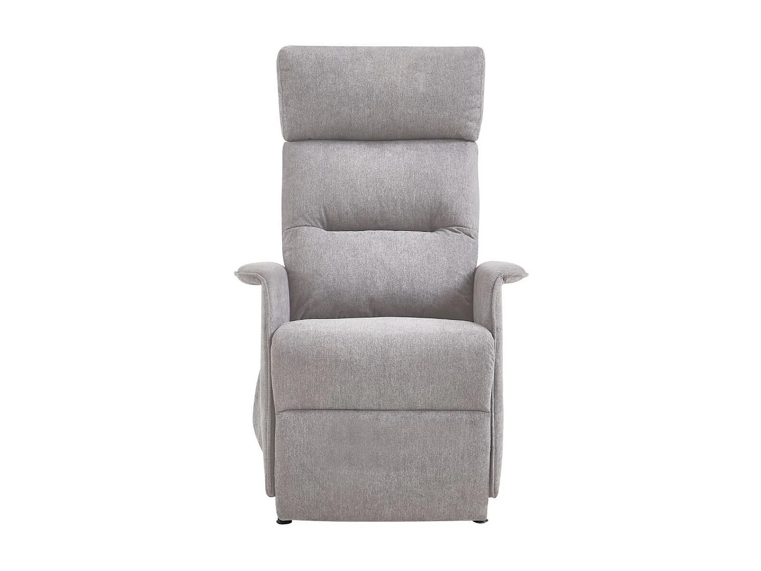 Fauteuil relax releveur tissu polyester chiné gris clair - SALVADOR